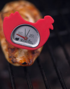 Check Temperature with a Meat Thermometer