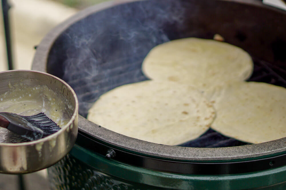 Grilling the Tortillas for a Fun Option