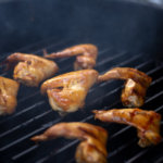 Grilled Chicken Wings with Apricot Glaze