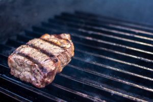 Seared Steak on the GrillGrate