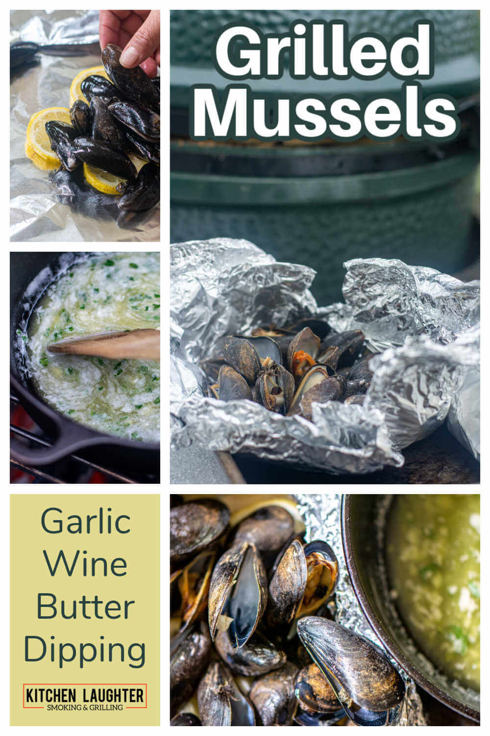 Grilled Mussels in a Foil Pack