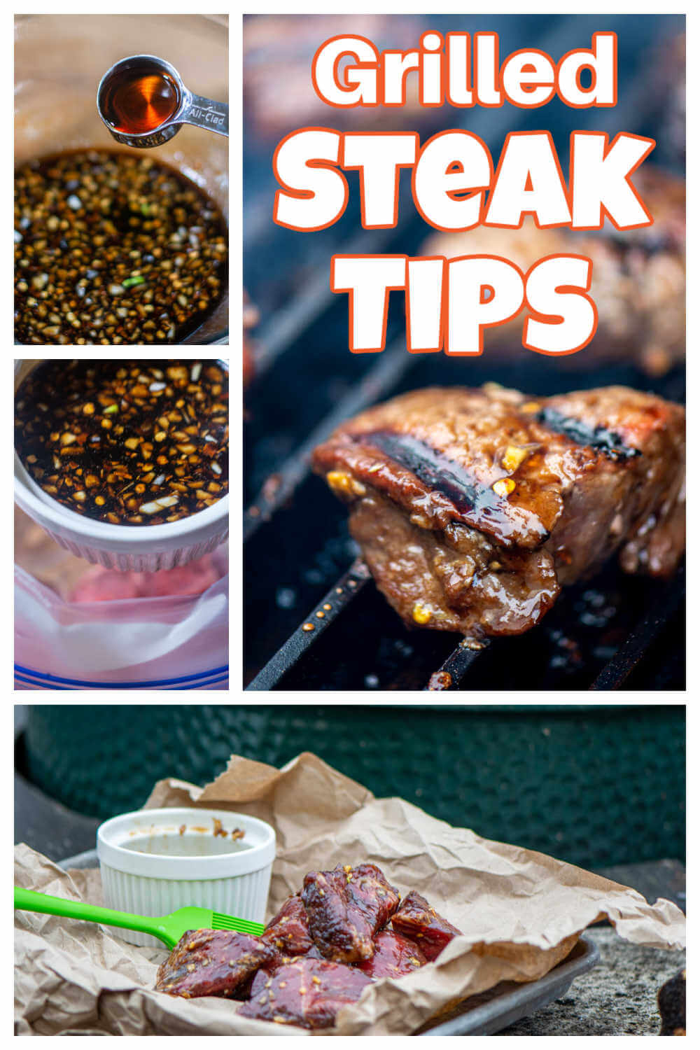 Grilled Marinated Steak Tips