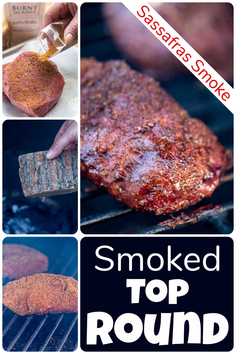 Smoked Top Round Roast - London Broil