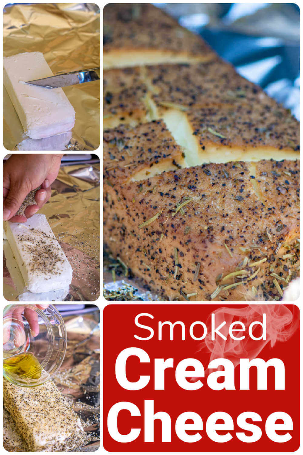 Smoked Cream Cheese Recipe {3 Ingredients}