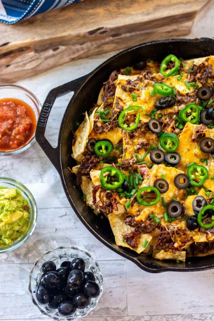 Grilled Brisket Nachos {20 Minutes} Kitchen Laughter