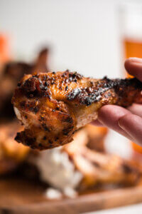 30-Minute Crispy Grilled Chicken Wings - Kitchen Laughter